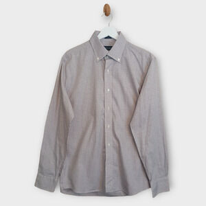 Peter MIllar Collection Flex Finish Shirt Mens Medium Multicolor Plaid Button-Up